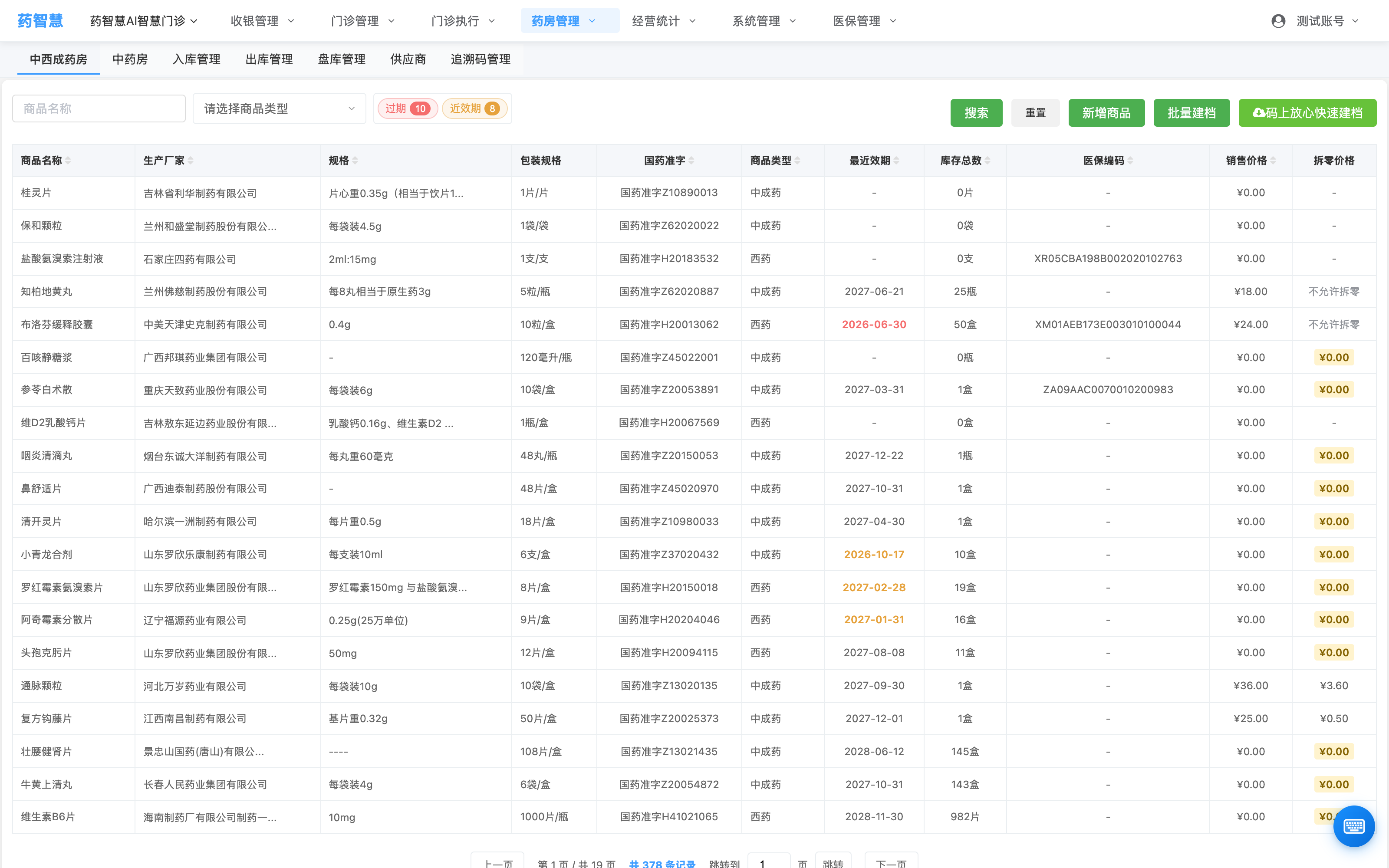 中西成药房
