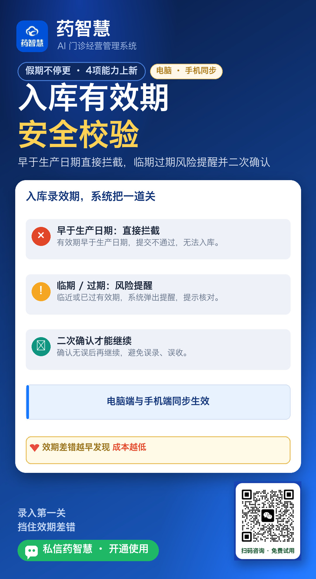 入库有效期安全校验