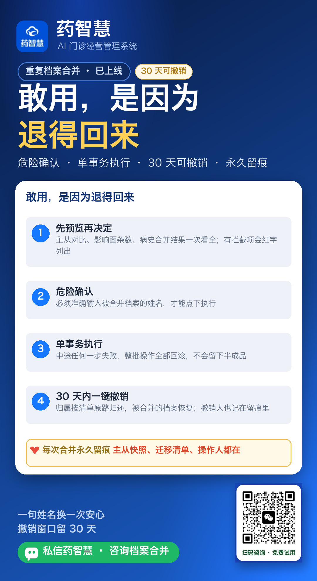 可撤销与永久留痕